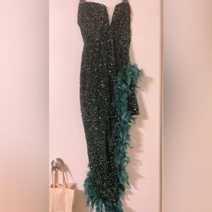 Hunter Green Prom or Homecoming dress. Size M. Daughter wore once. Bought two!